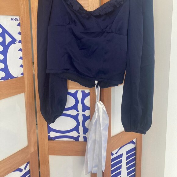 Collective the Label navy boustier blouse - Picture 1 of 5